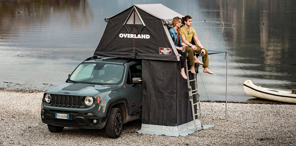 Тамбур к палатке AUTOHOME OVERLAND SMALL SAFARI EXPLORER, тент песочный, до 220 см