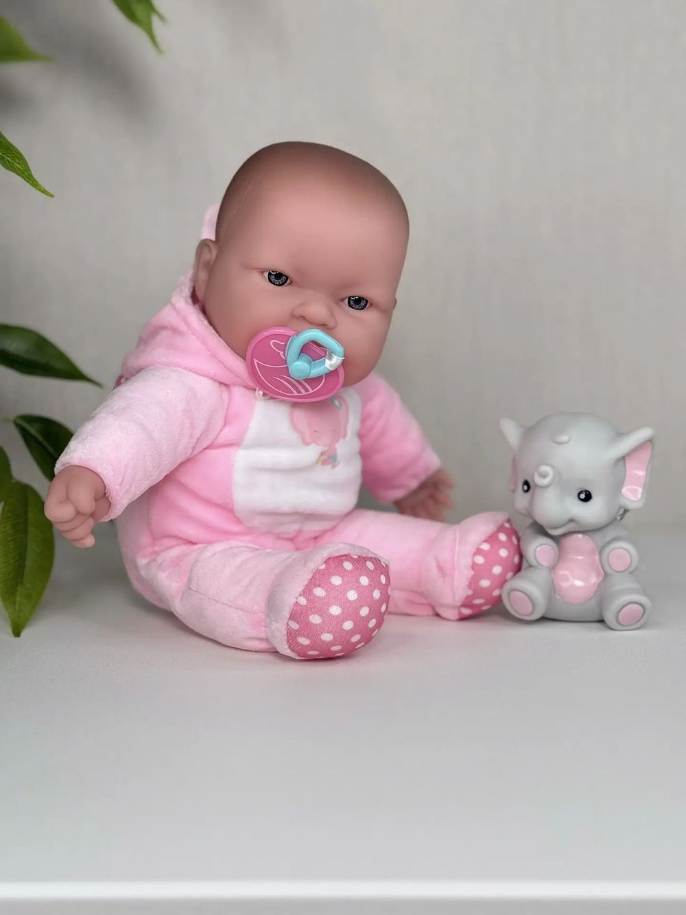 Кукла для девочки мягконабивная в костюме Слоника 30см (35300)