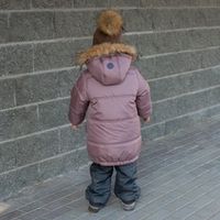Аляска зимняя удлиненная "Кофе"