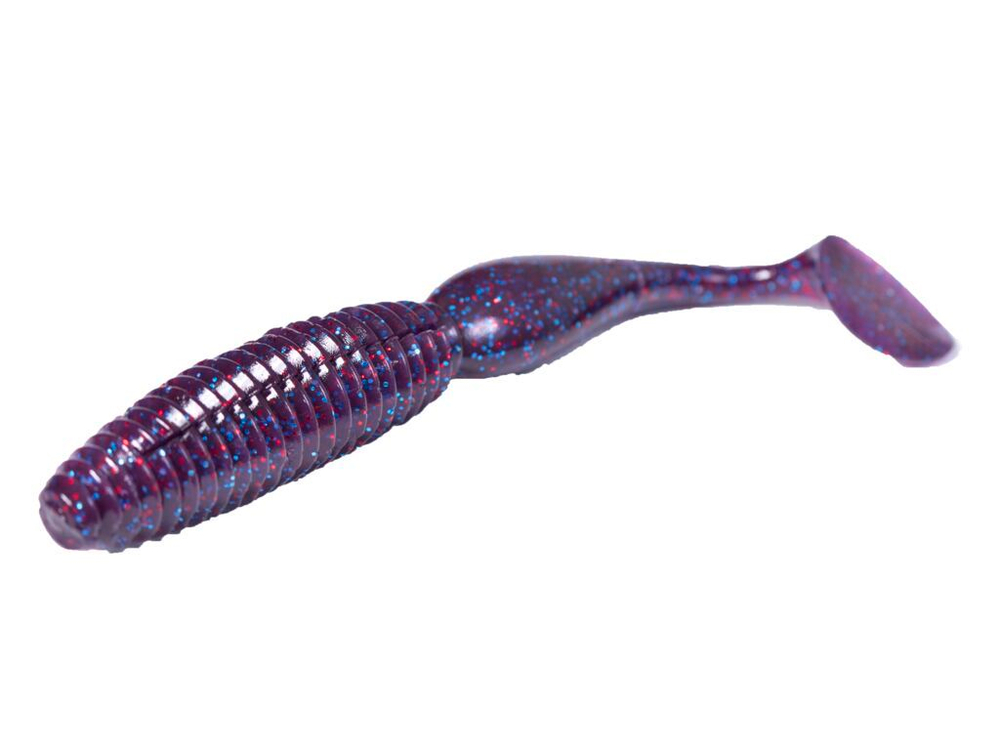 Виброхвосты съедобные LJ Pro Series MegaWorm 4,0in (10,16 см), цв. S63, 5 шт.