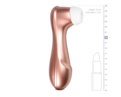 Вакуум-волновой бесконтактный клиторальный стимулятор Satisfyer PRO 2 (11 режимов , розово-золотой с белым ) (Цвет: розово-золотой с белым)