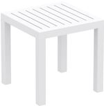 Столик пластиковый журнальный Siesta Contract Ocean Side Table, белый