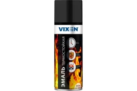Термостойкая эмаль VIXEN черная, аэрозоль, 520 мл VX53002
