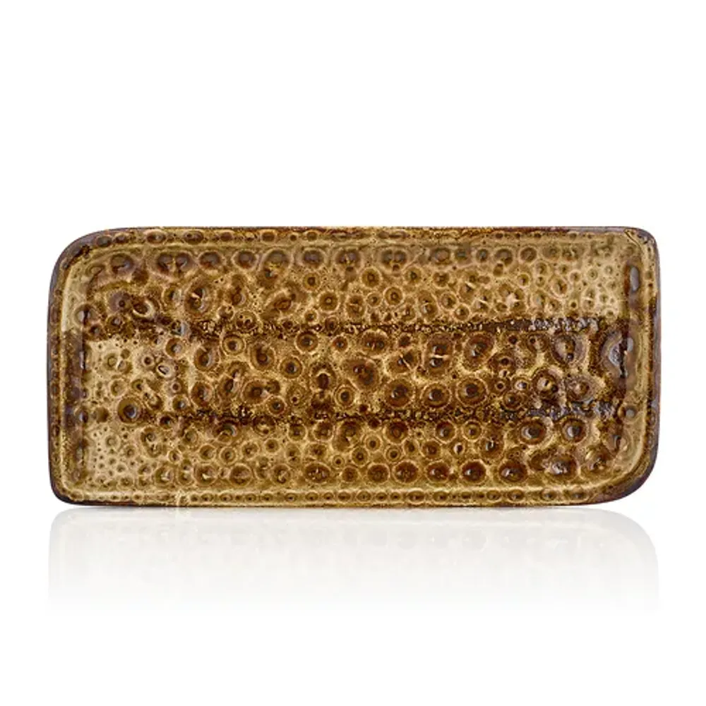 Блюдо прямоугольное 24*15 см Cowry Yellow By Bone Innovation [1]