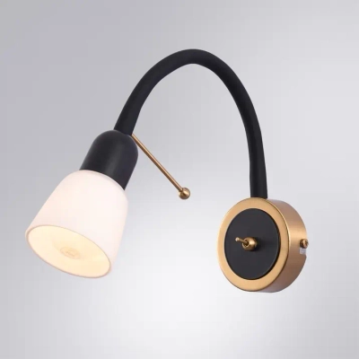 Бра Arte Lamp LETTURA A7009AP-1BK, 1хE14