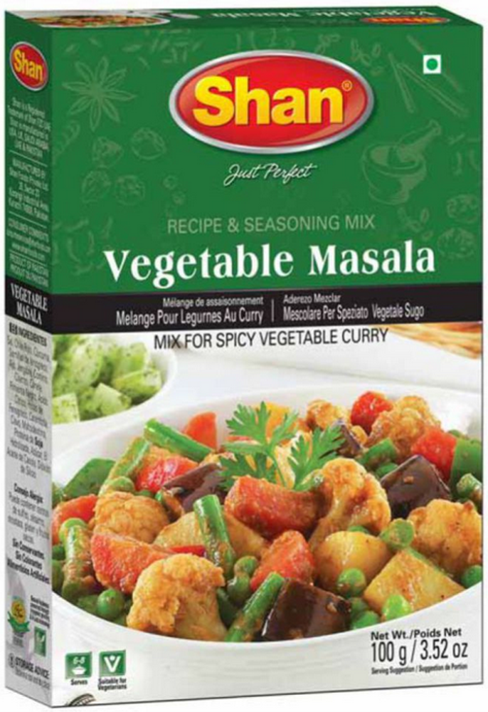 Смесь специй для овощей Shan Vegetable Masala, 100 г