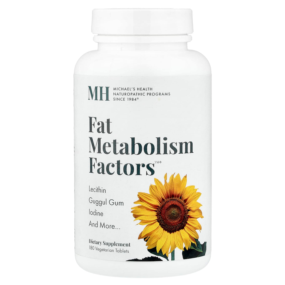 Michael's Health, Fat Metabolism Factors™, 180 вегетарианских таблеток
