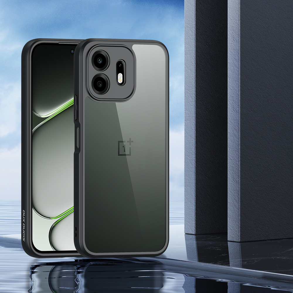 Чехол прозрачный с черными рамками для OnePlus N6 4G, серия Aimo Series Case от Dux Ducis