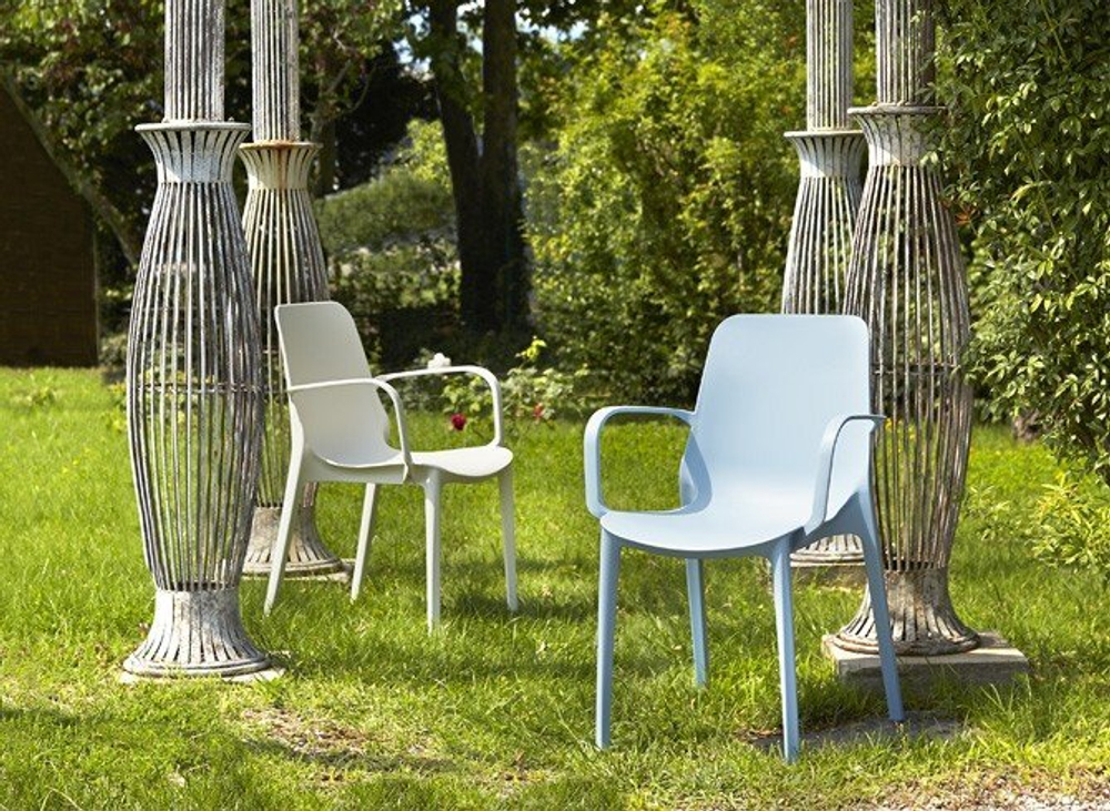 Кресло пластиковое Scab Design Ginevra, лен