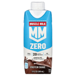Muscle Milk, Zero, Protein Shake, Chocolate, 4 Cartons, 11 fl oz (330 ml) Each