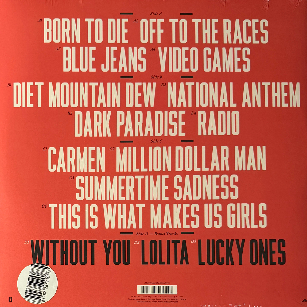 Виниловая пластинка Lana Del Rey ‎– Born To Die 2LP