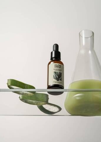 Краснополянская косметика Aloe Drop увлажняющая сыворотка с живым экстрактом алоэ, 30 мл