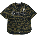A Bathing Ape Bathing Ape 1st Camo Shirts Camouflage Pattern Moderate Polyester Summer 0zxsrm001321q зеленый