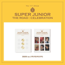 Альбом SUPER JUNIOR - Vol.2 'The Road : Celebration' 11th Album SNOW Version