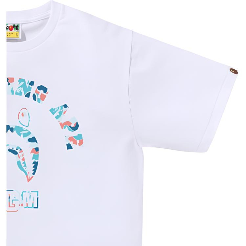 A Bathing Ape Store Hangzhou Shark College Tee