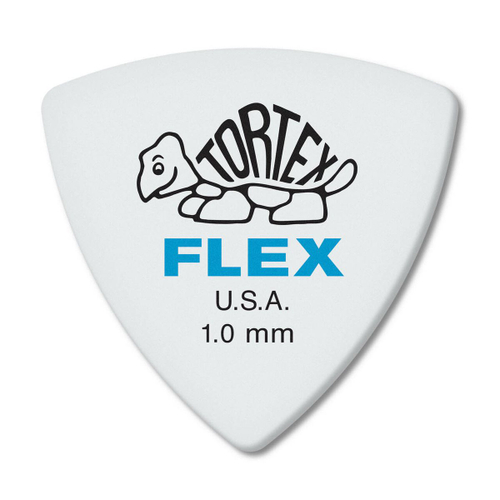 Dunlop 456P100 Tortex Flex Triangle 6Pack медиаторы, толщина 1 мм, 6 шт.