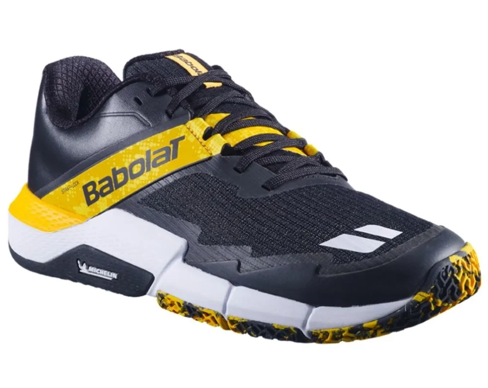 Мужские кроссовки для Padel Babolat Movea 2 - black/saffron