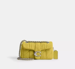COACH СУМКА ЧЕРЕЗ ПЛЕЧО TABBY 20 С МЯГКОЙ ПОДКЛАДКОЙ, ЖЕЛТЫЙ