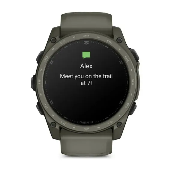 Смарт-часы Garmin tactix 8 (51 мм) AMOLED Cerakote® Coating с Applied Ballistics Ultralight, оливково-зеленый