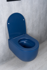 Унитаз подвесной Tornado Gid Tr2133TF-BUM 62301Y синий матовый 49x36x34
