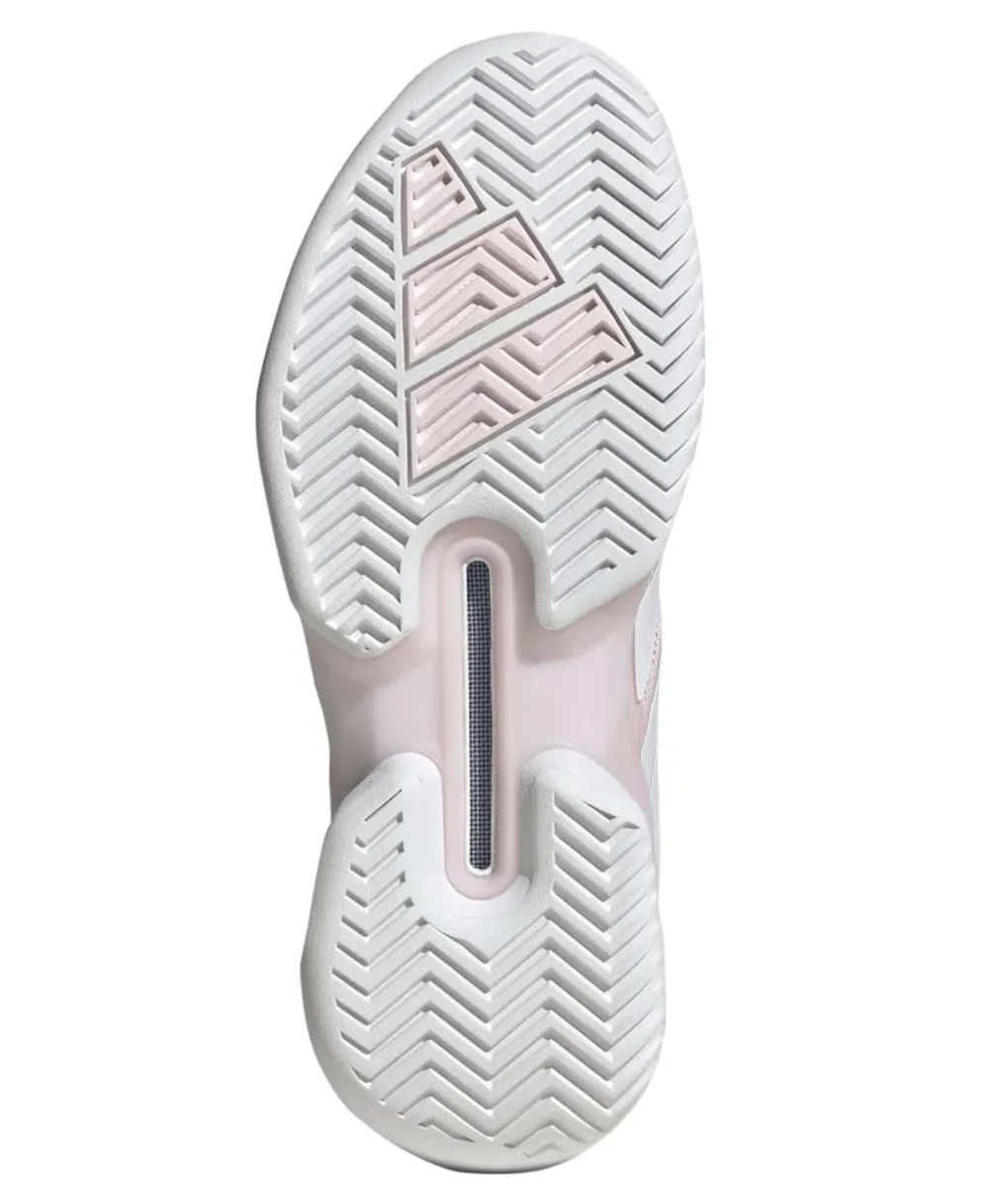 Женские Кроссовки теннисные Adidas Adizero Ubersonic 5 W - distilled pink/cloud white/cloud white