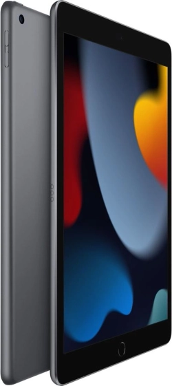 Планшет Apple iPad 2021 A2602 A13 Bionic 6С RAM3Gb ROM64Gb 10.2" IPS 2160x1620 iOS серый космос 8Mpix 12Mpix BT WiFi 10hr