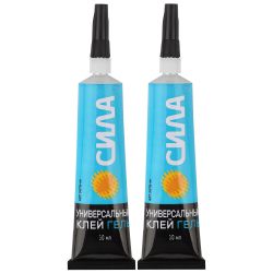 Набор клея СИЛА SET2-GEL30 гель универсальный 2 шт х 30 мл прозрачный | Сила