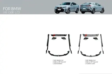 Аэродинамический обвес MP для BMW X6 G06 Рестайлинг 2023+ БМВ