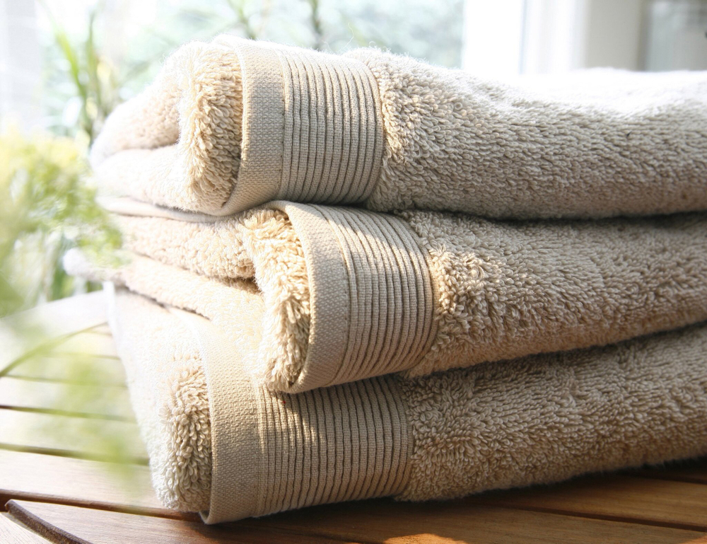 Полотенце Uni sable Blanc des Vosges 70x140 Бежевый