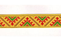 Тесьма жаккард, с1852, рис.9825, ш. 2,4 см