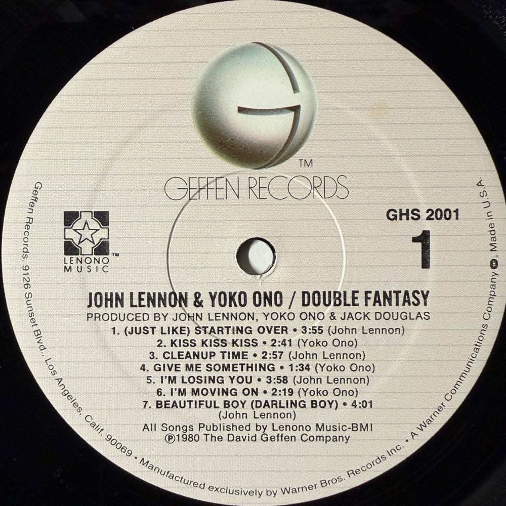 John Lennon & Yoko Ono ‎– Double Fantasy (США 1980г.)
