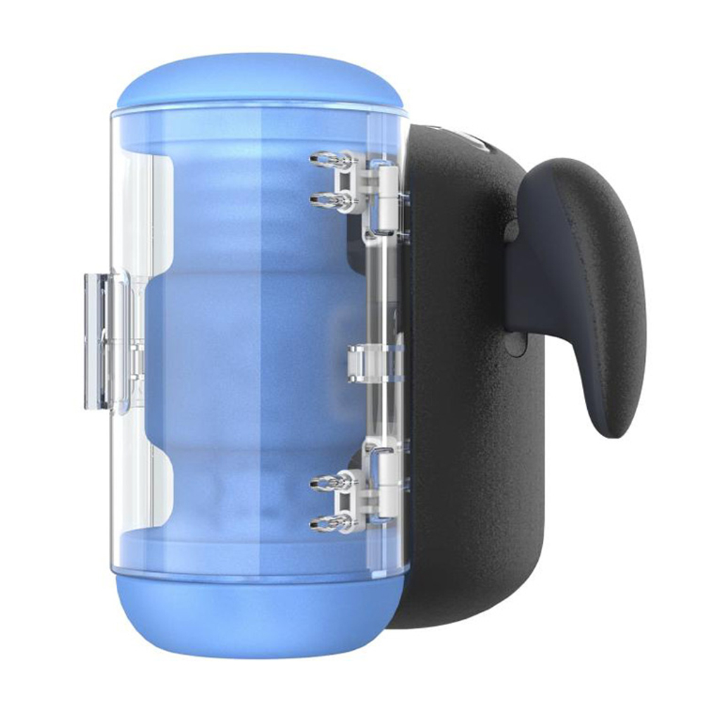 Автоматический вибромастурбатор с функциями пенетрации и нагрева Amovibe Black Knight Thrusting & Vibrating, Heating Masturbator