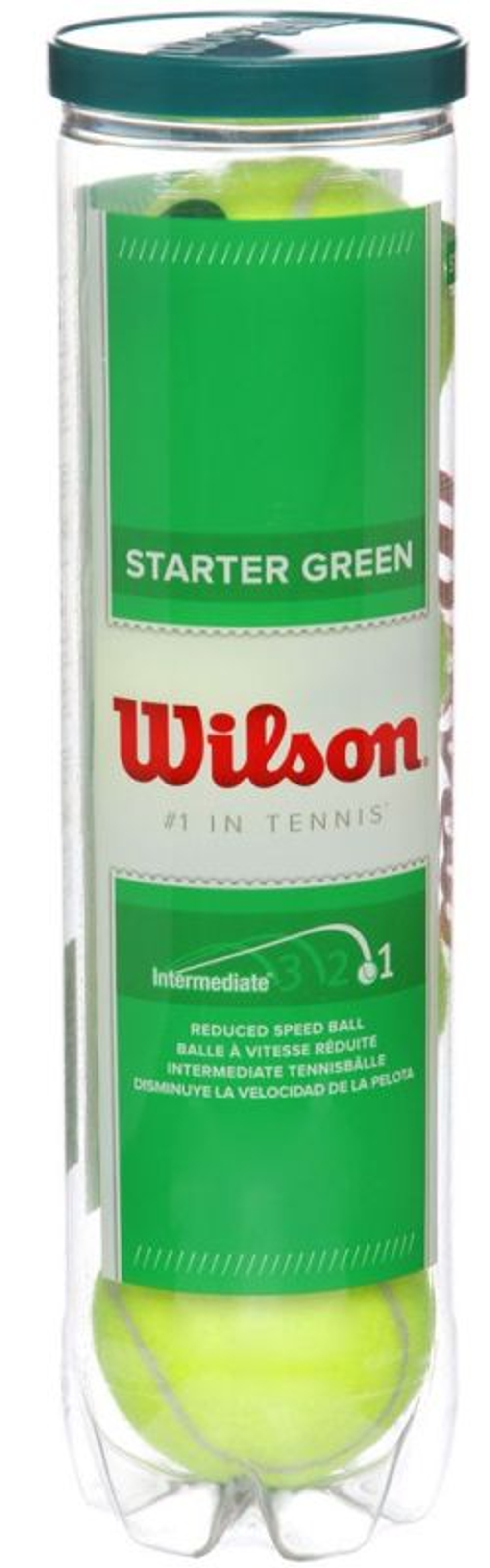 Juniorskie pilki tenisowe Wilson Starter Play Green 4B