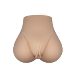 Мастурбатор вагина-анус с вибрацией Realistic Crazy Bull Vagina and Ass (Цвет: телесный)