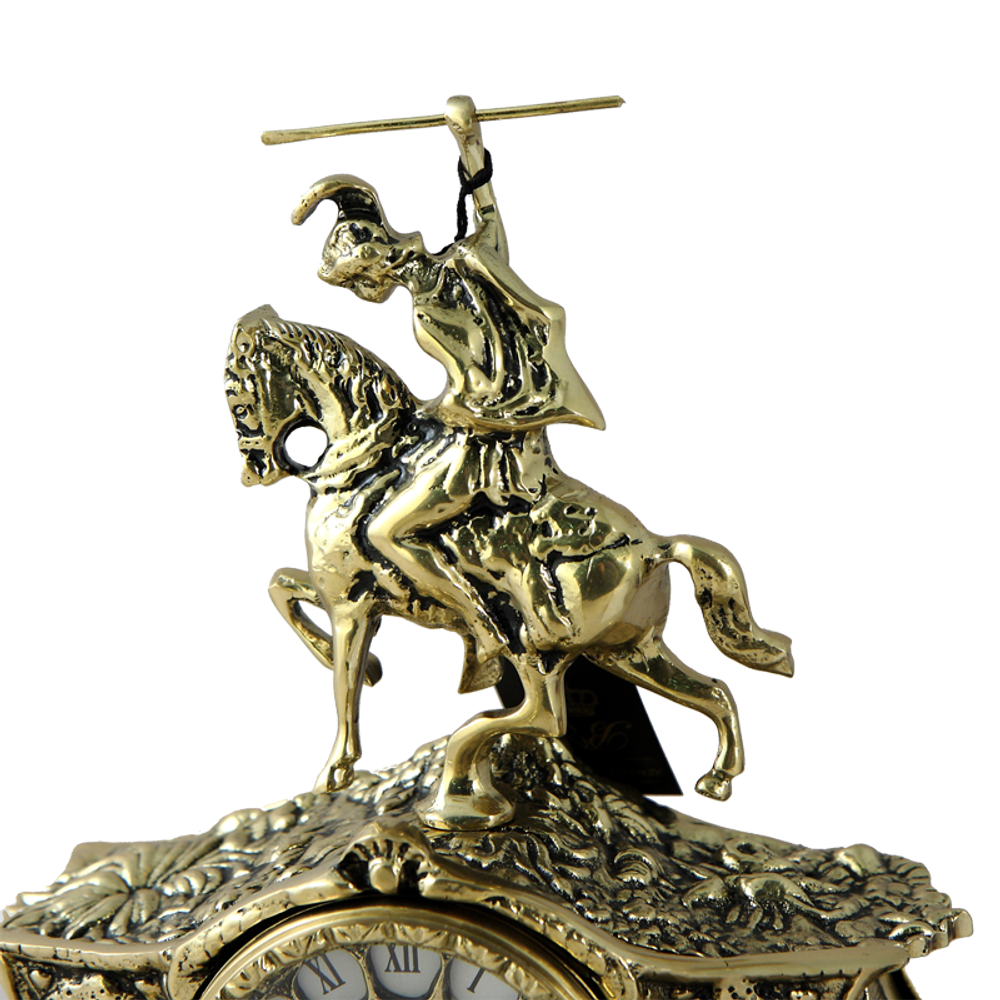 Bello De Bronze Каминные часы с канделябрами "Коша"