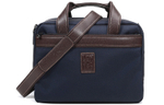 LONGCHAMP Le Pliage Fabric Laptop Bag Men"s Blue, Brown & Multicolor
