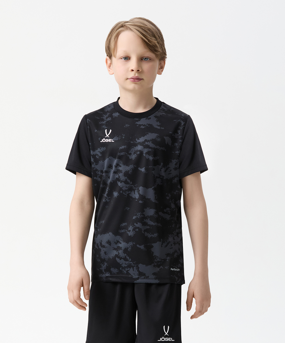 Футболка вратарская DIVISION PerFormDRY SPLASH GK Jersey, черный, детский