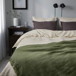 IKEA DYTÅG  (ИКЕА ДИТОГ)  -  Плед - серо-зелёный 130x170 см