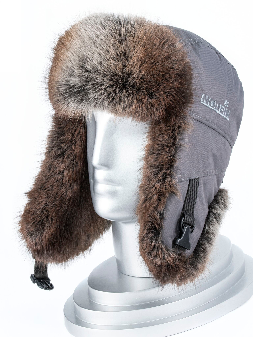 Шапка-ушанка Norfin EXTREME PRO GREY р.XL