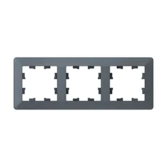 Рамка пластиковая на 3 поста Systeme Electric AtlasDesign Air Грифель ATN220703