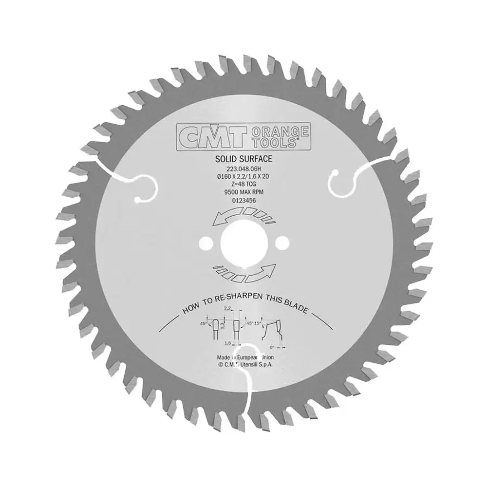 Диск пильный 160x2.2/1.6x20 Z48 MTCG CMT 223.048.06H