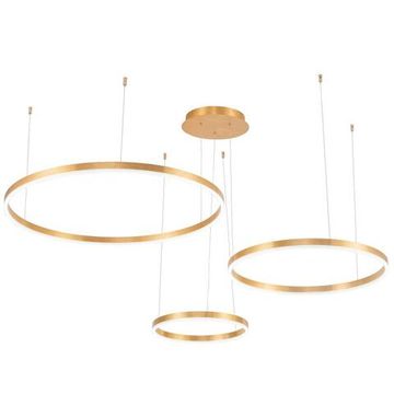 Люстра подвесная LED 110W 2800К-6500К 4005/05/03P+CB золото Planetary Stilfort