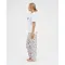 Брюки женские KAFTAN "Треугольники" р. 40-42, серый