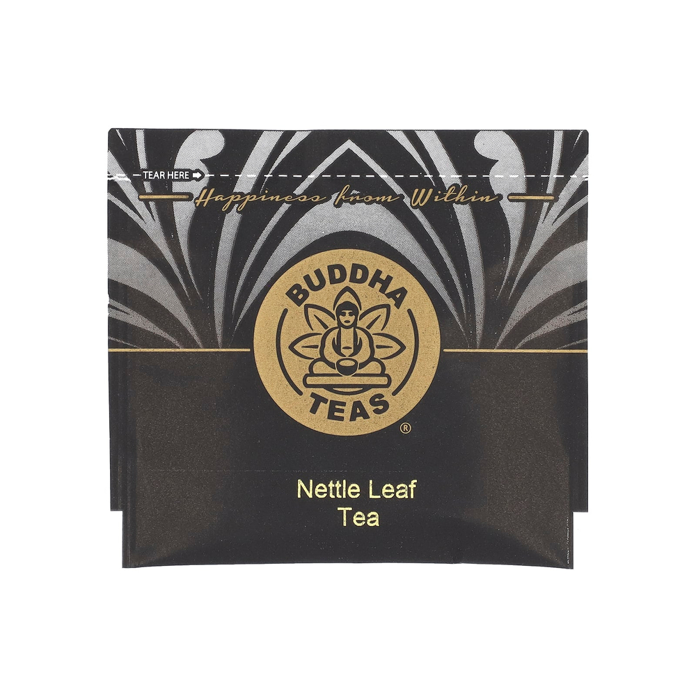 Buddha Teas, Organic Herbal Tea, листья крапивы, без кофеина, 18 чайных пакетиков, 24 г (0,83 унции)