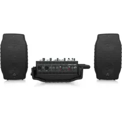 Behringer PPA200 - портатив.система звукоусил.,150 Вт, 5 каналов,,эффекты,эквалайзер, микрофон+кабе