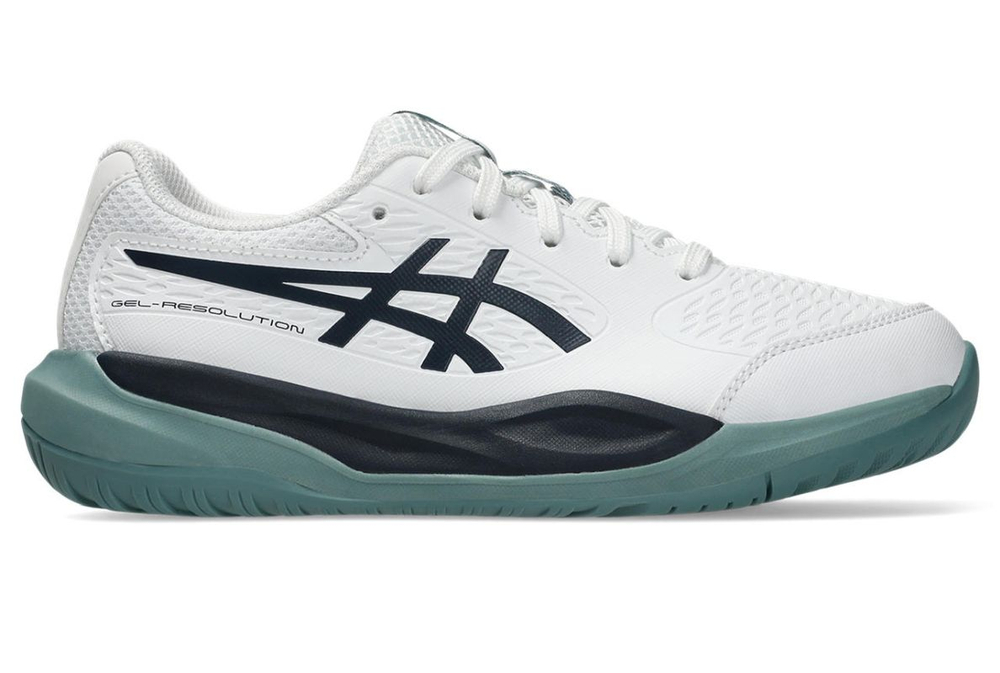 Детские теннисные кроссовки Asics Gel-Resolution X GS - white/midnight