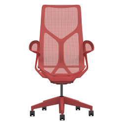 Кресло Herman Miller Cosm, высокая спинка, цвет Canyon, подлокотники «лепестки» (Leaf)