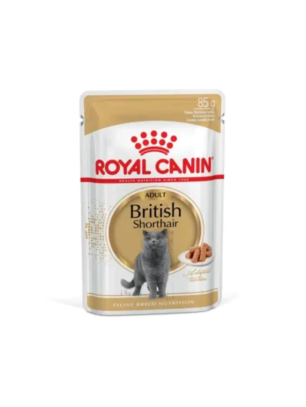 British Shorthair Корм для кошек в соусе 85г*28шт