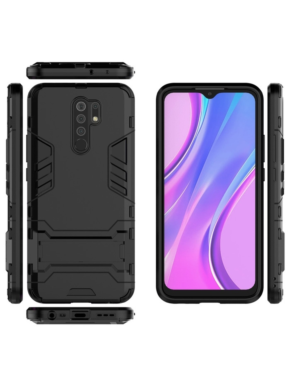 Противоударный чехол Transformer-2 с функцией подставки для Xiaomi Redmi 9
