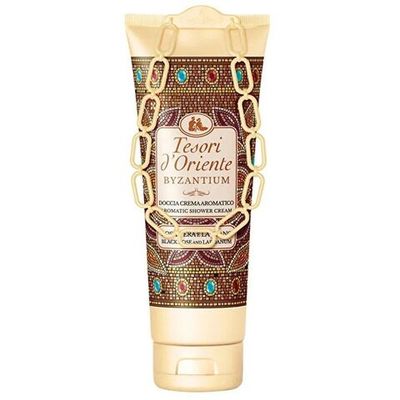 Гель-крем для душа Черная роза и Лабдан TESORI D'ORIENTE BYZANTIUM Shower Cream 250 мл